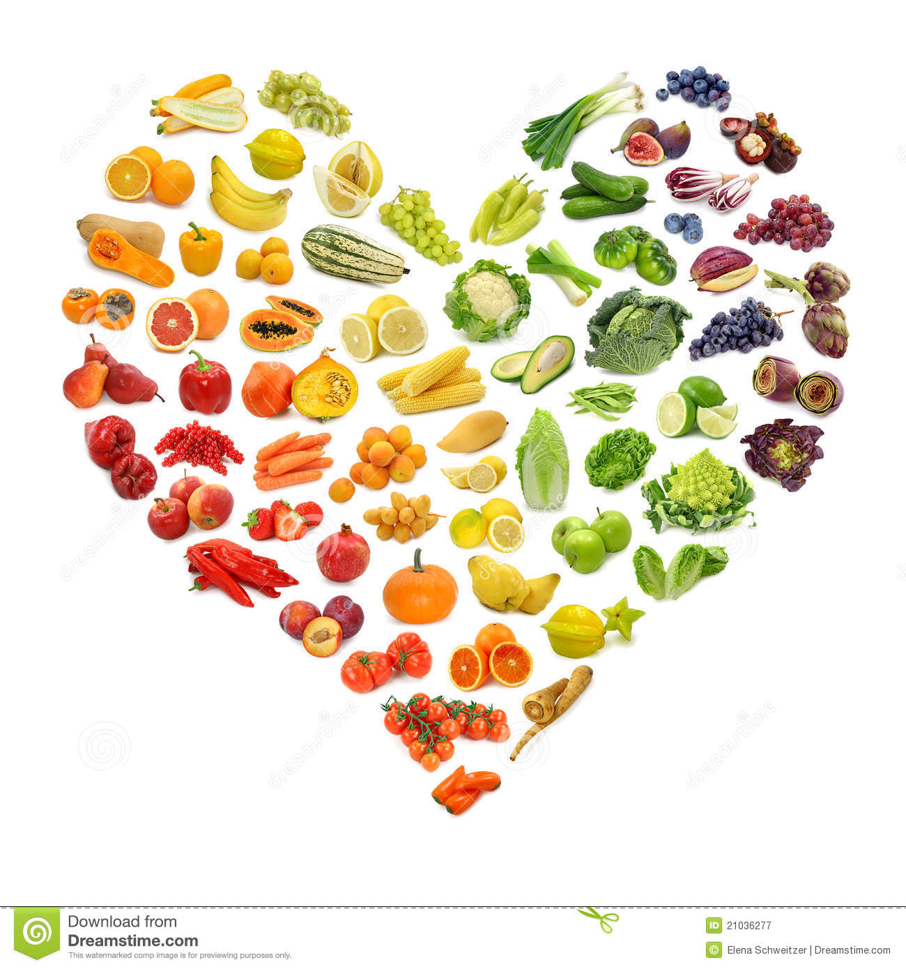 heart fruits vegetables 21036277 1