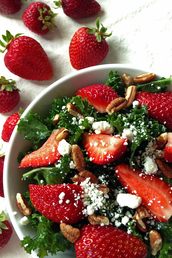 Kale Salad with Strawberries v3